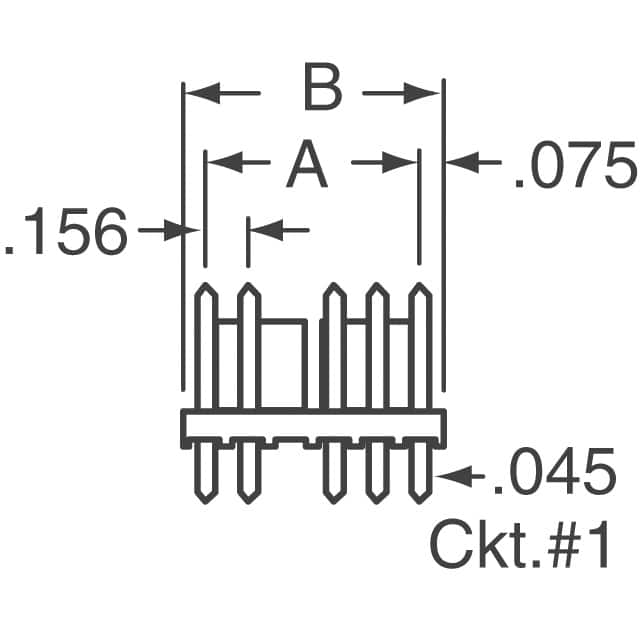 26614100 Molex  Headers Male Pins